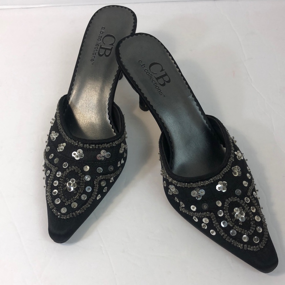 CB Collection Mules Beaded Size 7.5W